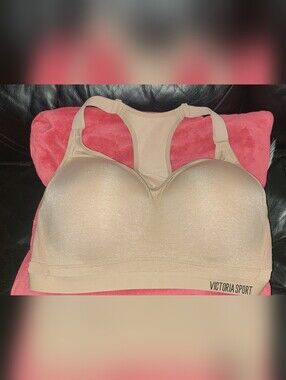 Victoria's Secret Beige Seamless Racerback Sports Bra -Size 38DDD